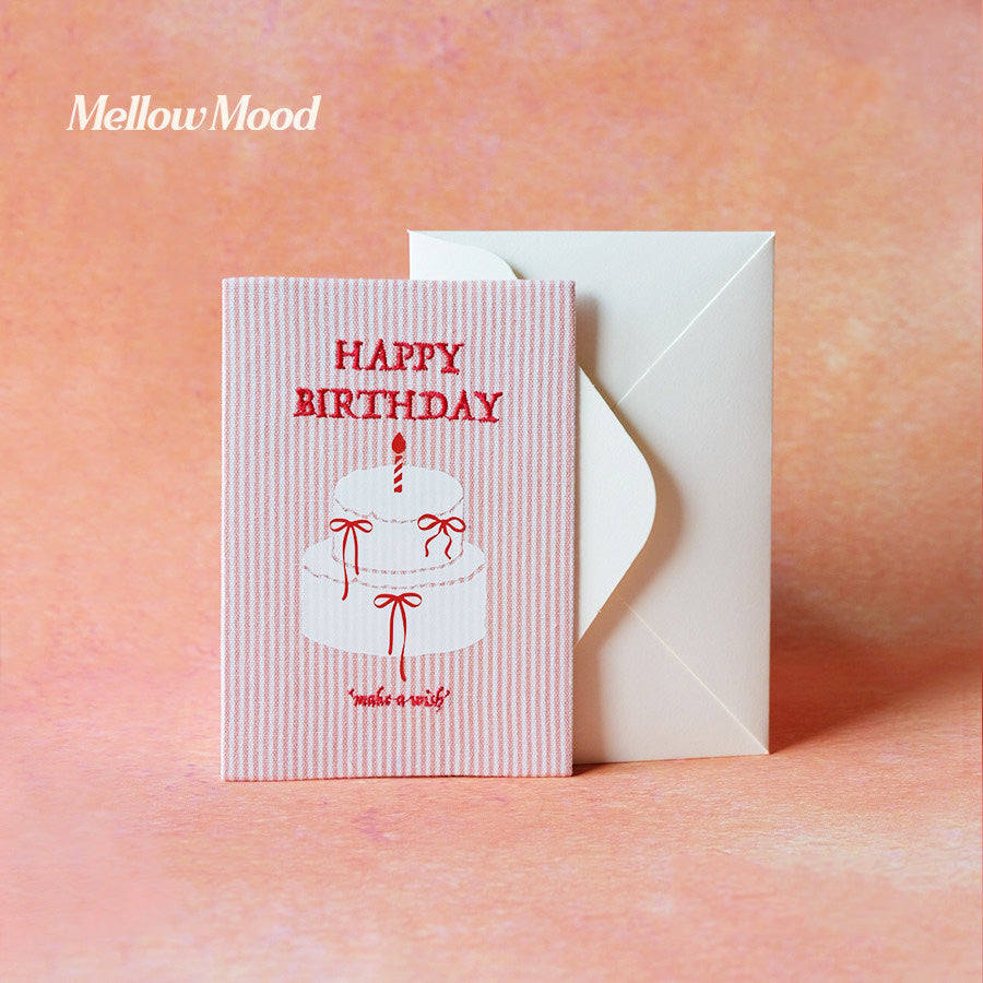 Fabric Greeting Card - "My Number One"