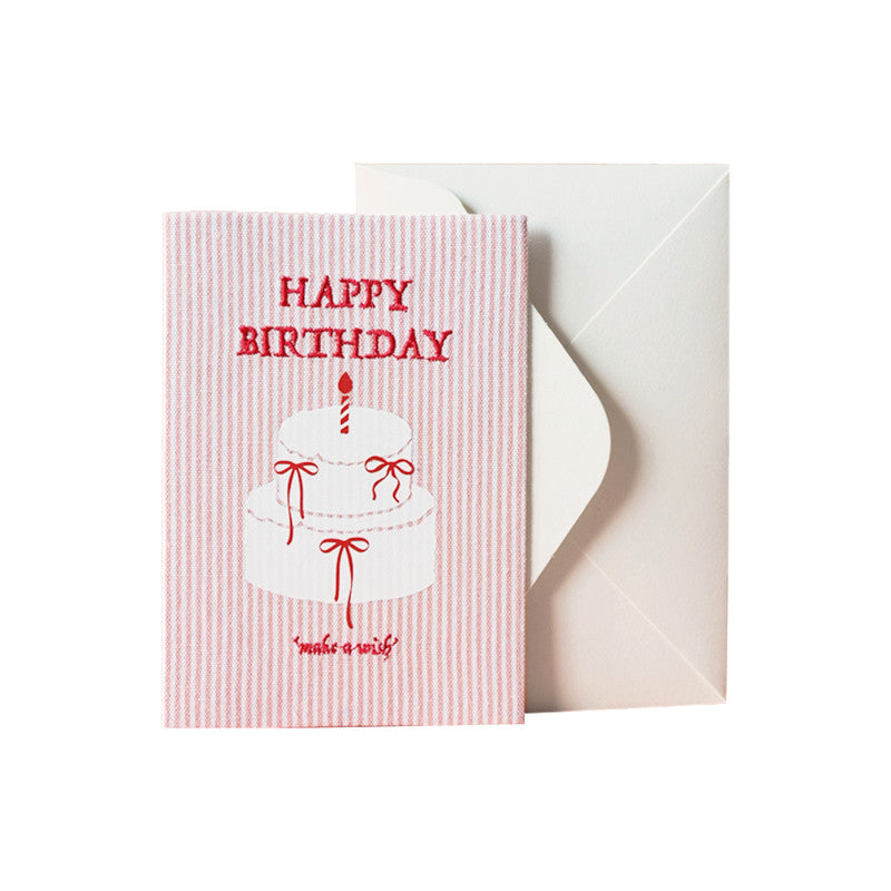 Fabric Greeting Card - "My Number One"