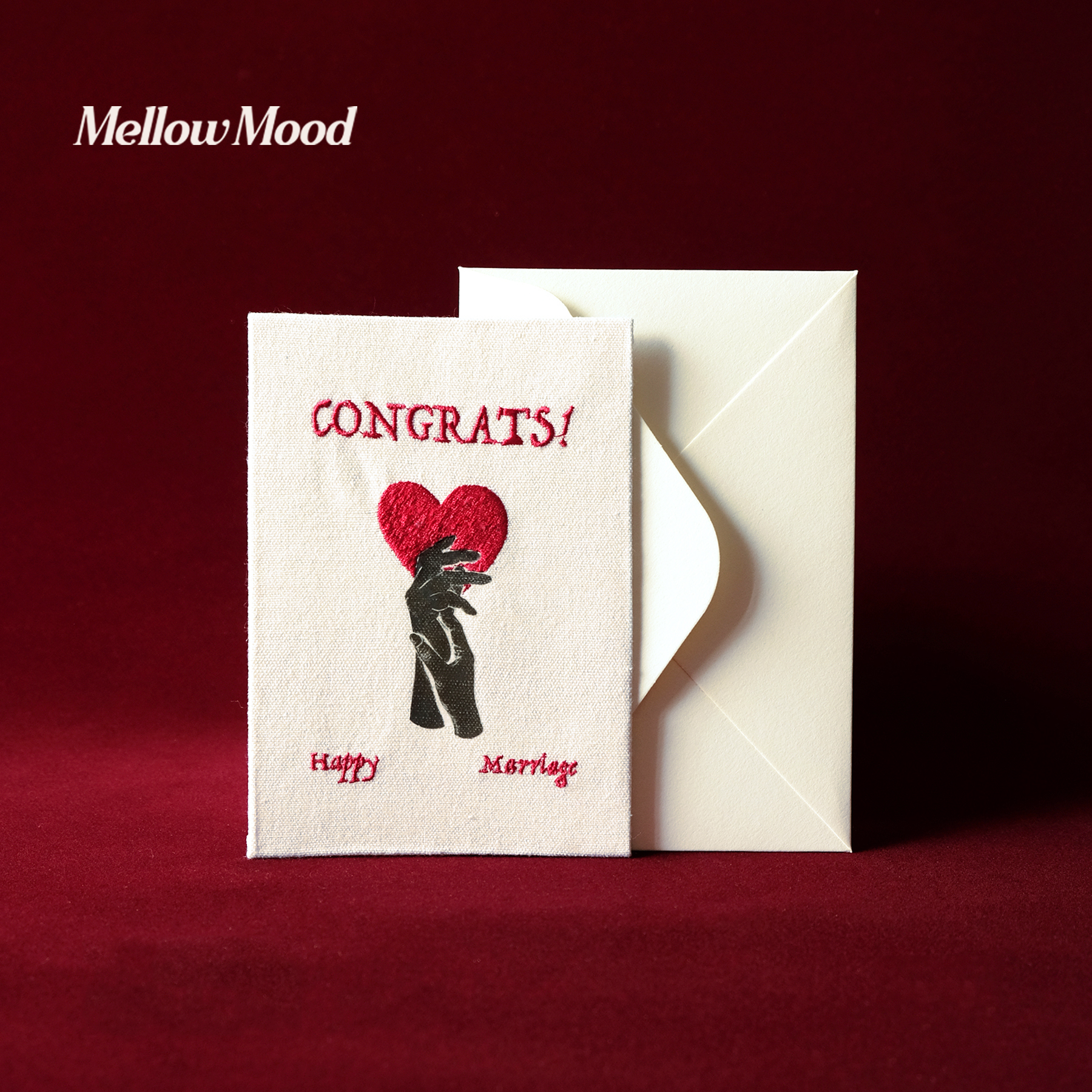 Original Wedding Greeting Card - Marriage Congrats Card